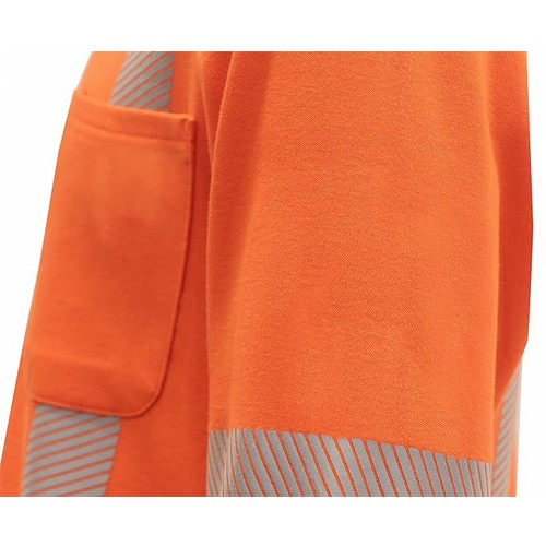 Fire Retardant 7oz Orange Men's Safety Shirts