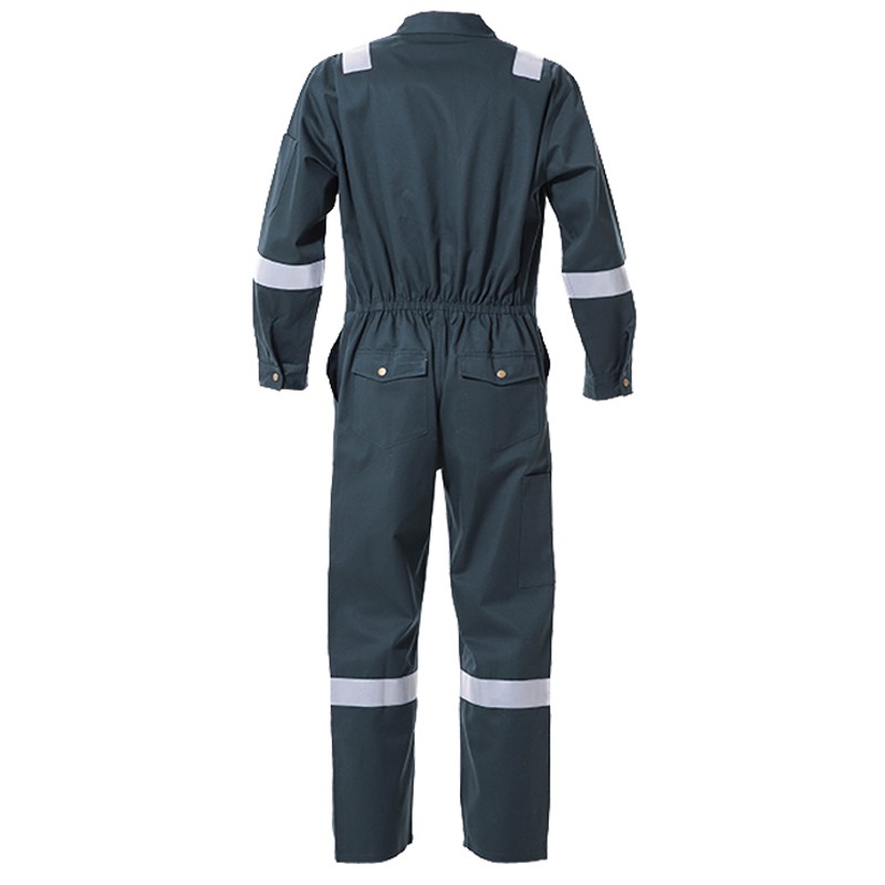100% Cotton Dark Green Fire Retardant Work Coveralls