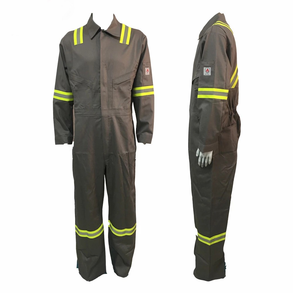 98% Cotton 2% Anti-static Flame Retardant  Coveralls 