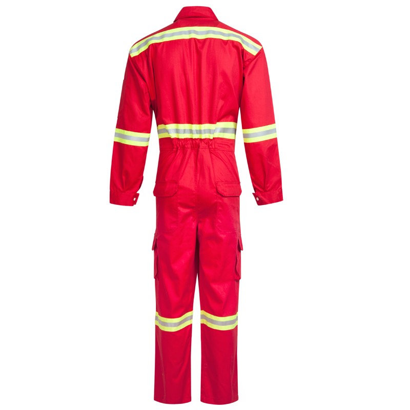 Custom Workwear Red Flame Retardant Safety Coverall