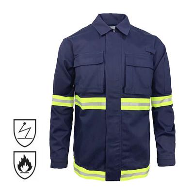 Oil Field Industrial Flame Retardant Anti Static Work Jacket