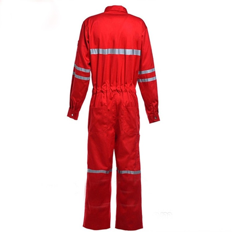 Red FR coveralls safety fireproof flame resistant coverall