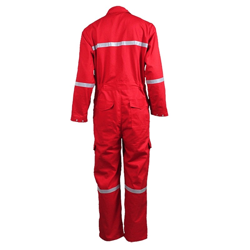  Fire fireproof custom red color safety flame retardant coverall